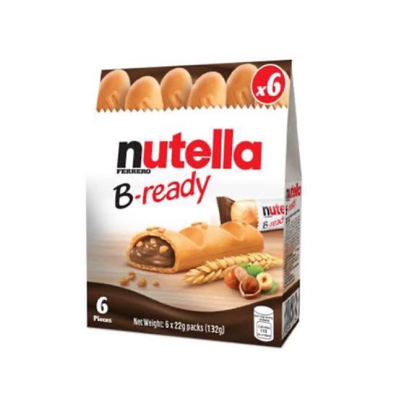 

PROMO‼️‼️Nutella b-ready isi 6