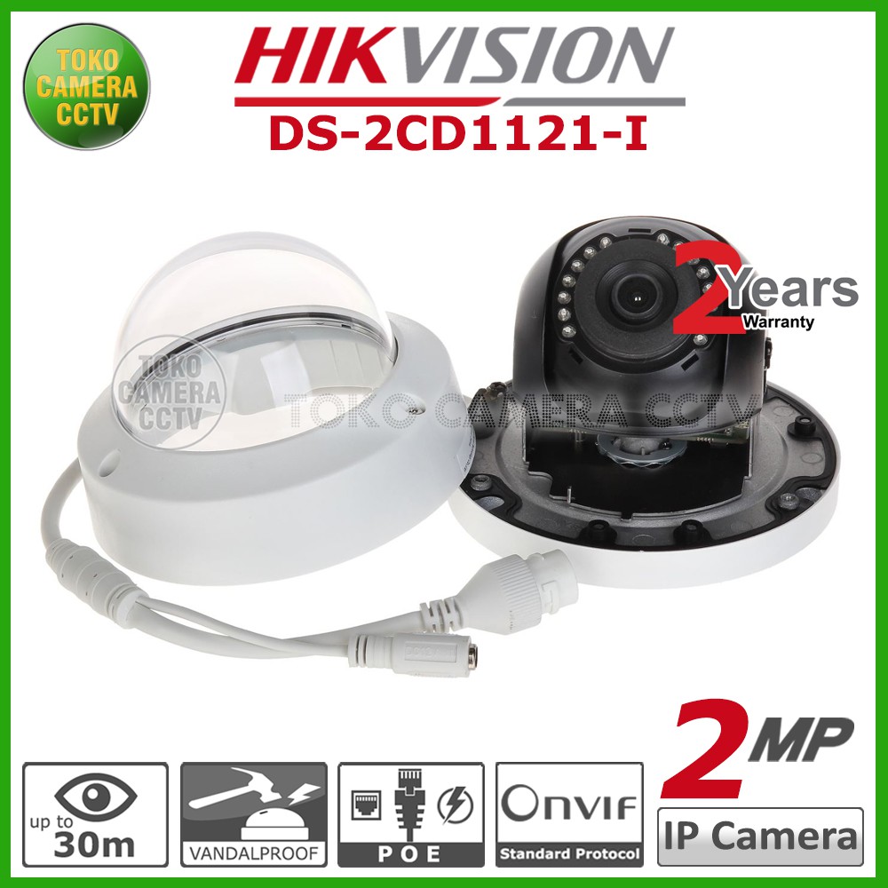 IP CAMERA 2MP INDOOR HIKVISION DS-2CD1121-I