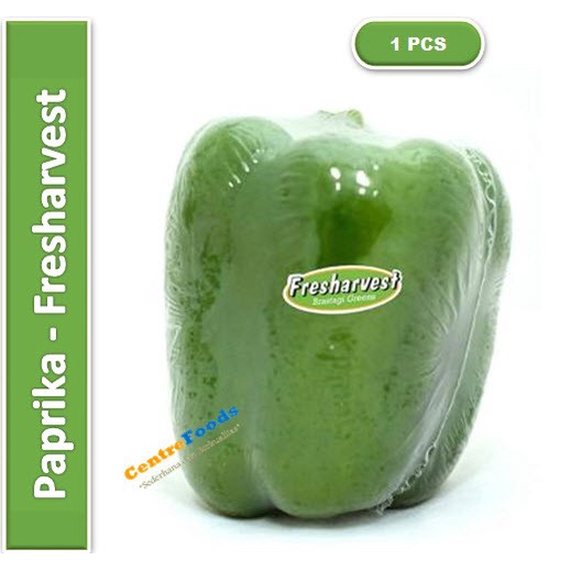 

Paprika Hijau Fresh - Green Bell Pepper | 1 Pcs [ Harga Per PCS ]