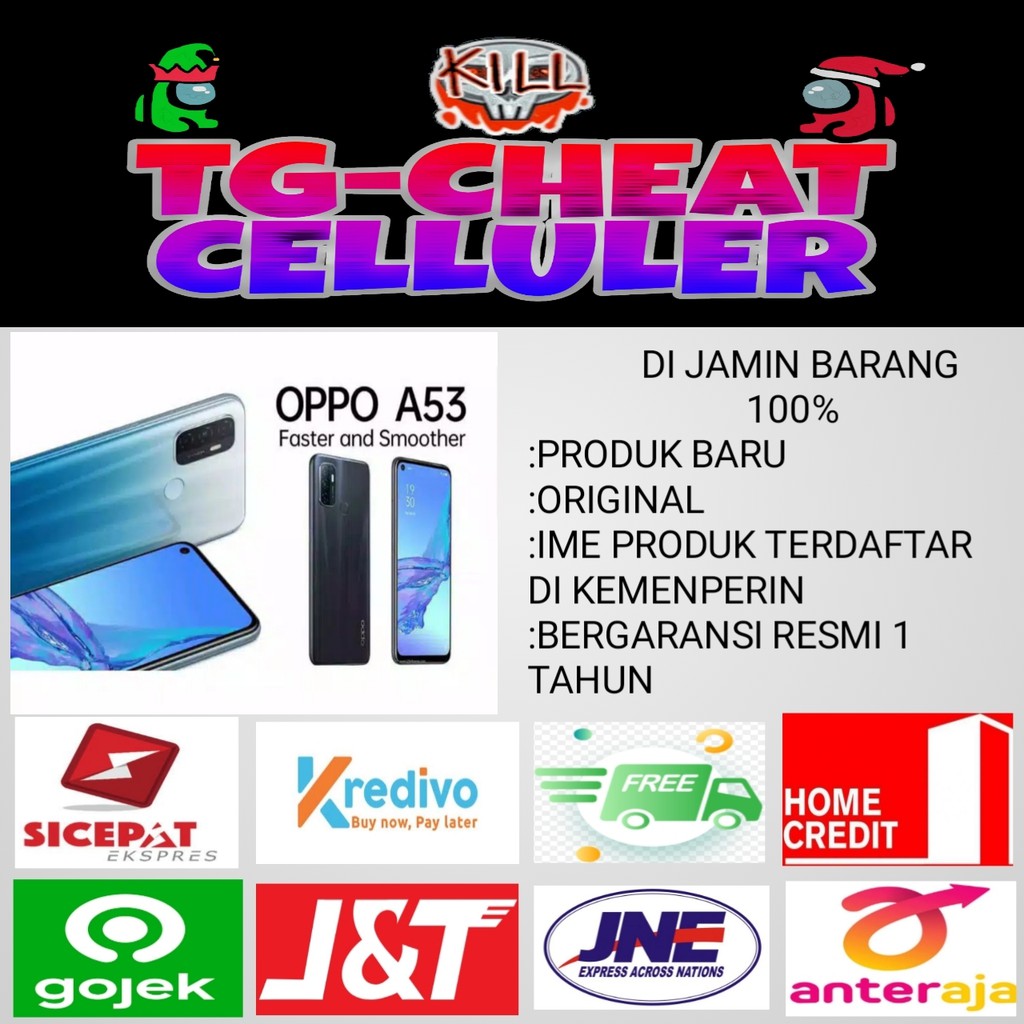 Oppo A53 Ram 6GB/128GB Garansi Resmi