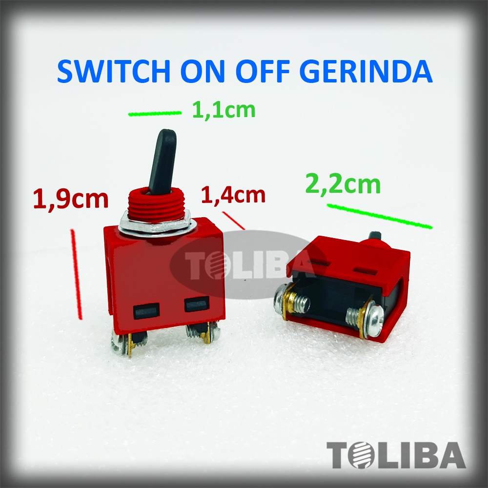 switch mesin saklar gerinda saklar on off 2 pin / saklar toggle saklar togel / saklar mesin switch gerinda