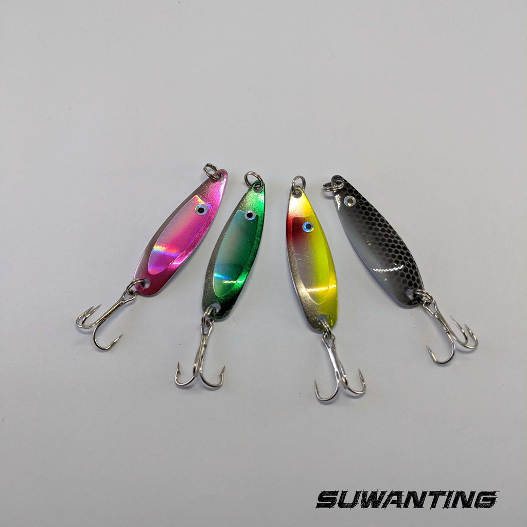 Umpan Lure Spoon Metal Hengjia 5cm 7g For Ultralight Casting