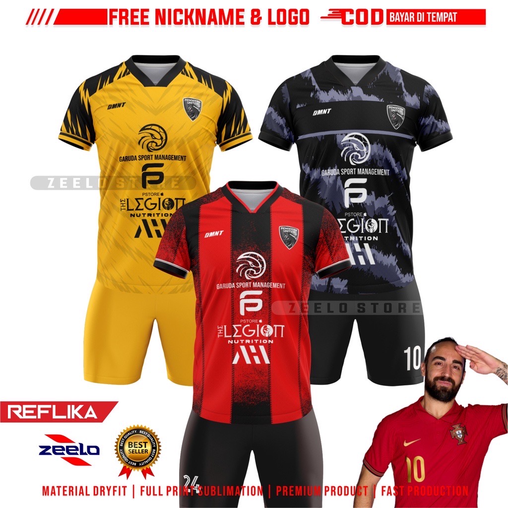 Jersey Futsal Pendekar United Bahan Premium (reflika)