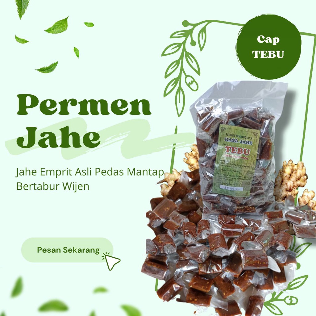 

Permen Jahe Kelapa Wijen Ukuran Berat 1Kg