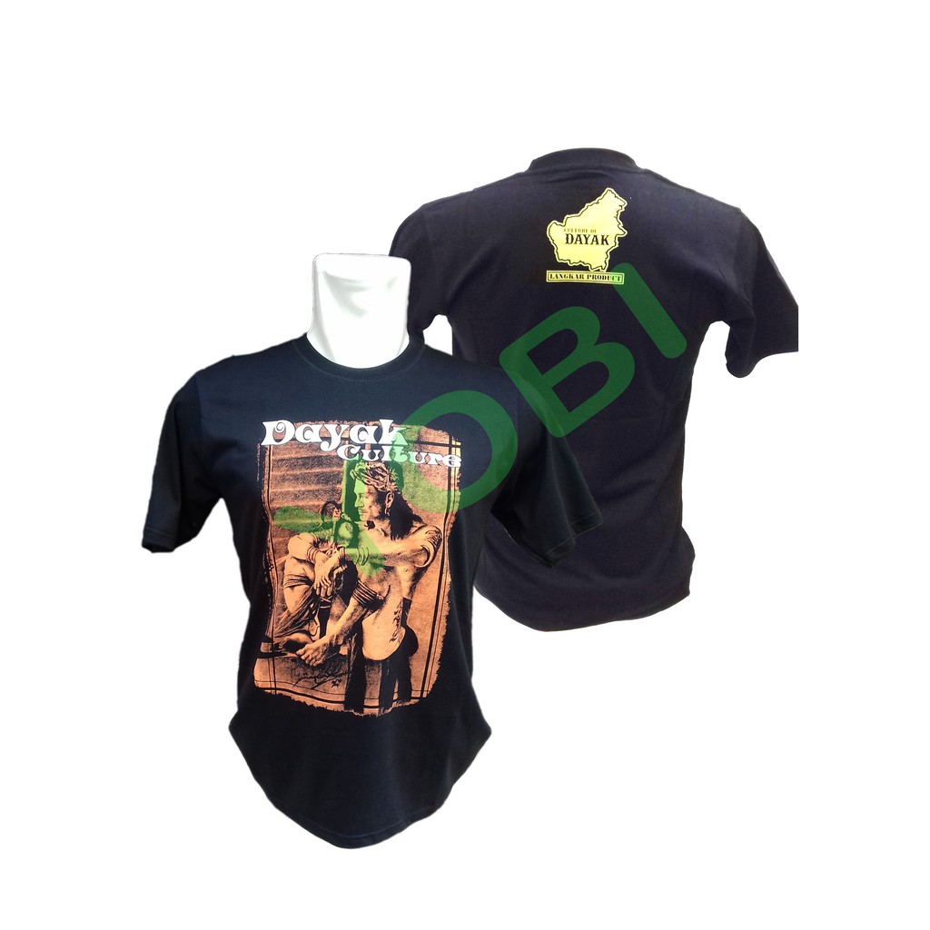 KAOS DAYAK MOTIF CULTURE