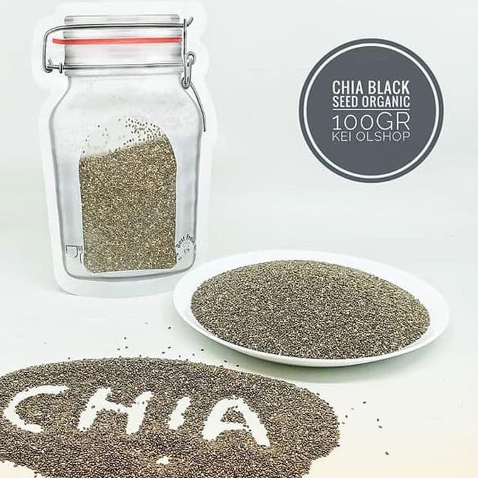 

Ready Stock Chia Seed Black Organic 100 Gr (Standing Pouch Toples)