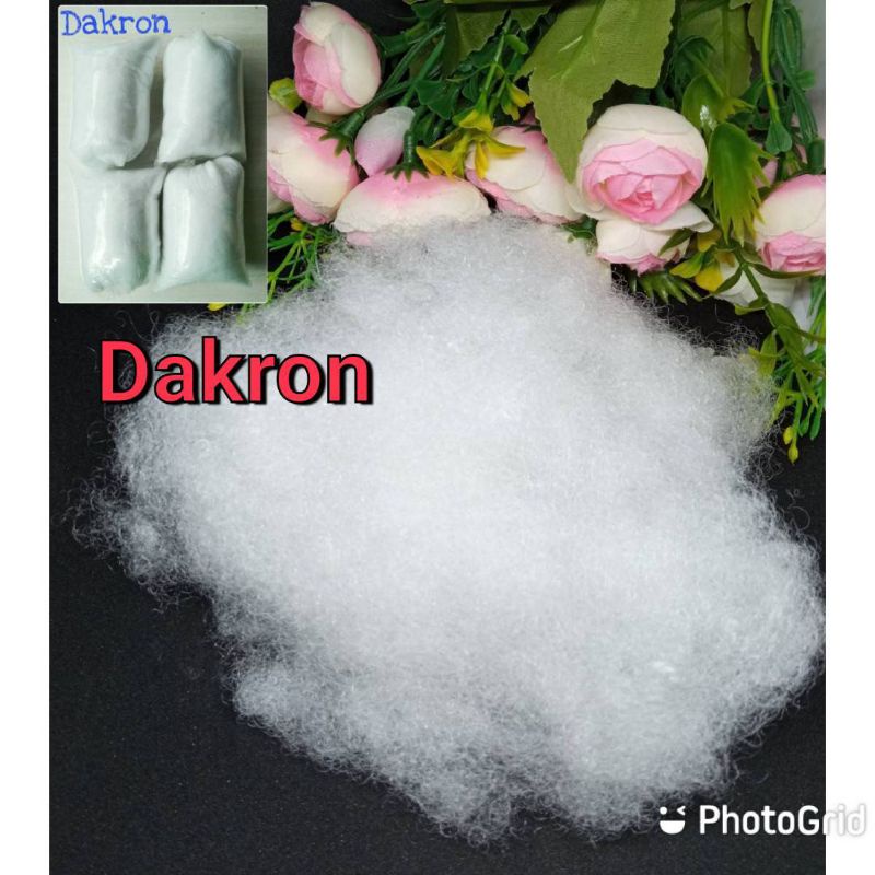 100 gram Dakron Silikon Isian Boneka Dakron Isian Bantal