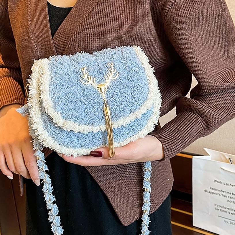 Canvas Bentuk Tas Kerang Plastik / Shell Bag DIY - TANPA BENANG