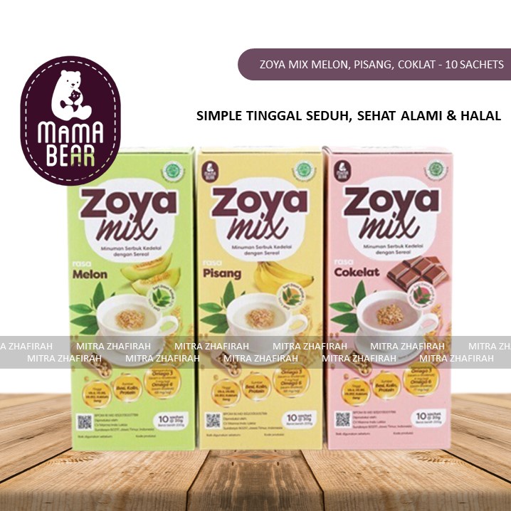 ✅MZ✅ MamaBear BOOSTER ASI TEH ALMOND MIX ZOYA MIX - TEH Booster ASI MAMABEAR - ALMOND MIX Booster ASI MAMABEAR