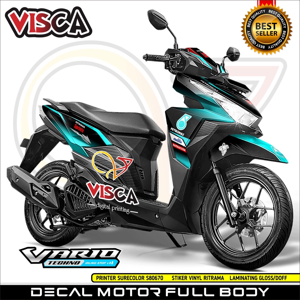 Decal Vario 125 150 Led 2016 - 2017 Full Body Stiker Vario 125 150 Led 2016 - 2017 Full Body Stripin