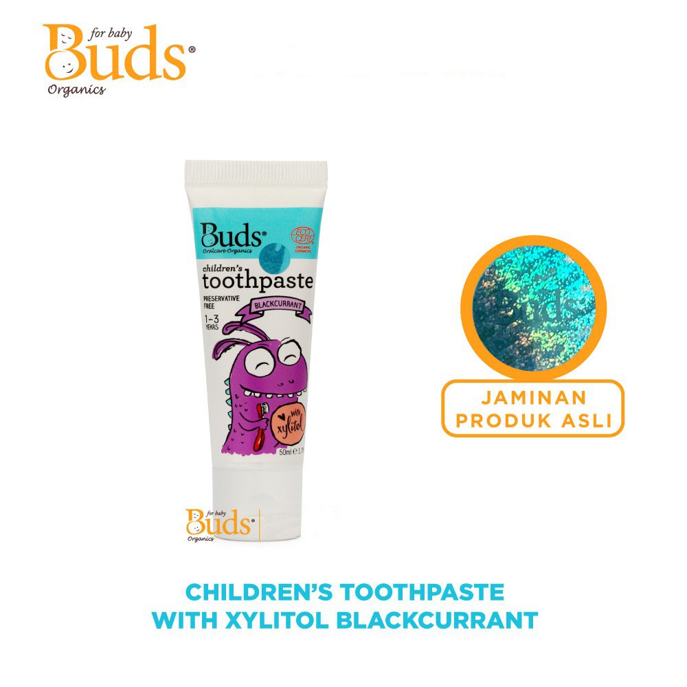 BUDS TOOTHPASTE WITH XYLITOL / 1-3 TAHUN