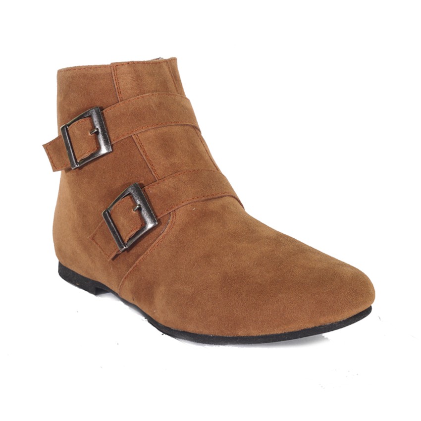 BRUNELLA BROWN |ManNeedMe x Lvnatica| Sepatu Boots Wanita/Cewek Casual