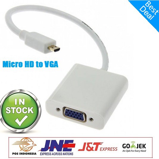 Konverter Micro Hdmi To Vga Female Adapter