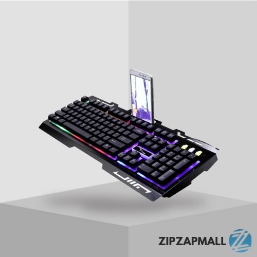 Set Lengkap Gaming Keyboard LED with Mouse / Leopard G700 Gaming Keyboard LED / PC Full Set Keyboard LED Gaming PC Komputer Laptop Waterproof / Keyboard Gaming Mechanical Rgb Sakelar Panel Logam / Keyboard Mouse 1 Paket Murah Original