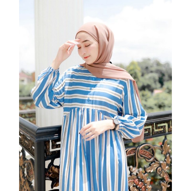 GAMA MAXI - Trend pakaian model terbaru long muslim baju gamis klok A line cantik ootd hijab fashion
