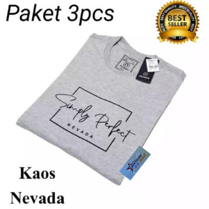 kaos Nevada brand matahari unisex/ kaos Nevada pria wanita terbaru/ kaos wanita pria masa kekinian