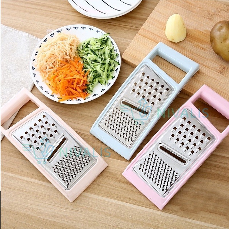 PARUTAN DAPUR SERBAGUNA 4IN1 STAINLESS / PARUTAN SAYUR WORTEL KENTANG BUAH KEJU GRATER KITCHEN