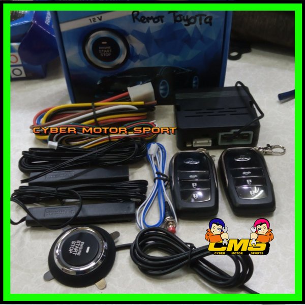 smart Keyless toyota agya upgrade sistem starter mobil tanpa kunci.