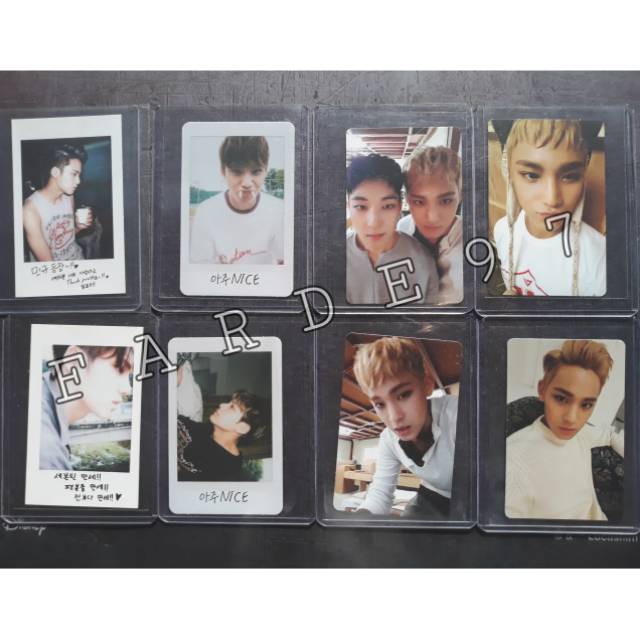 SEVENTEEN MINGYU MEANIE PHOTOCARD BOYS BE / AJU NICE / GOING SEVENTEEN