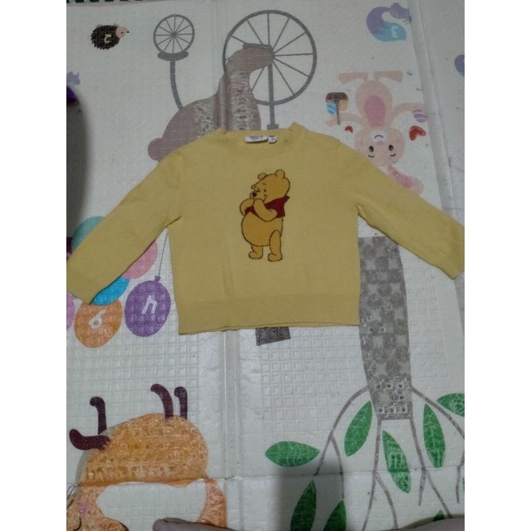 Preloved Uniqlo Baby Preloved Sweater Uniqlo Kids Preloved Sweatshirt Winnie The Pooh Uniqlo Baby
