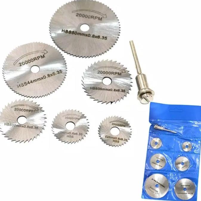 6pcs Circular Saw Blade Mata Gergaji Mini + As inovvt90 Berkualitas