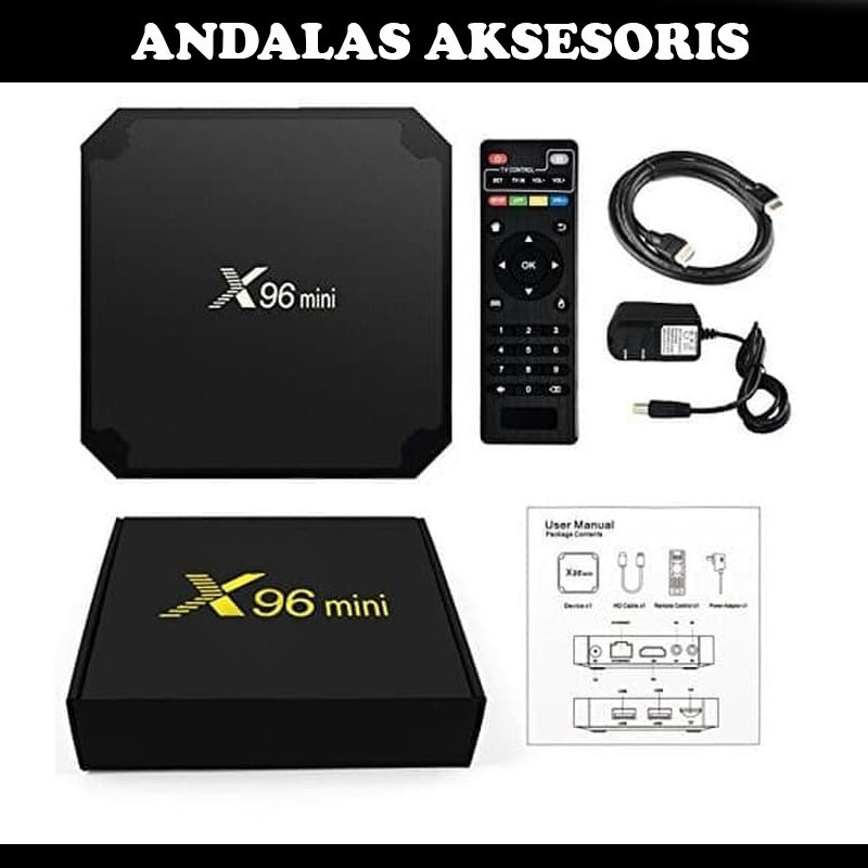 SMART TV BOX ANDROID TV BOX X96 MINI 1 GB + 8 ROM  X96 MINI BOX