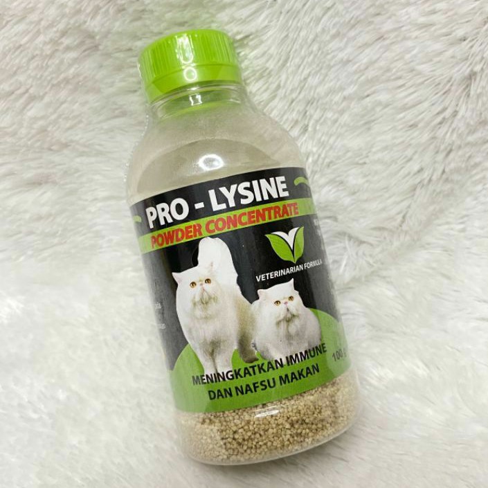 prolysine pro lysine 100gr penggemuk penambah nafsu makan kucing