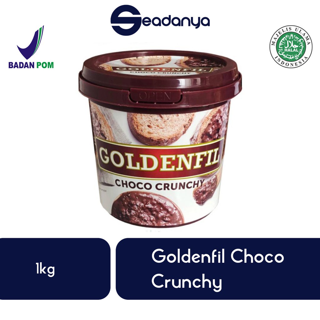 

Goldenfil Choco Crunchy 1 Kg - Chococrunchy - Halal MUI & BPOM