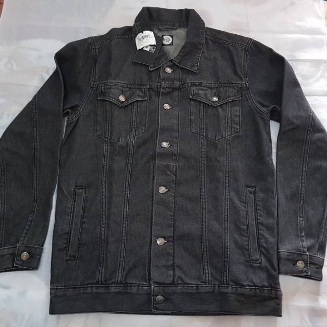 Jaket Denim Rip Curl Black Washed Original