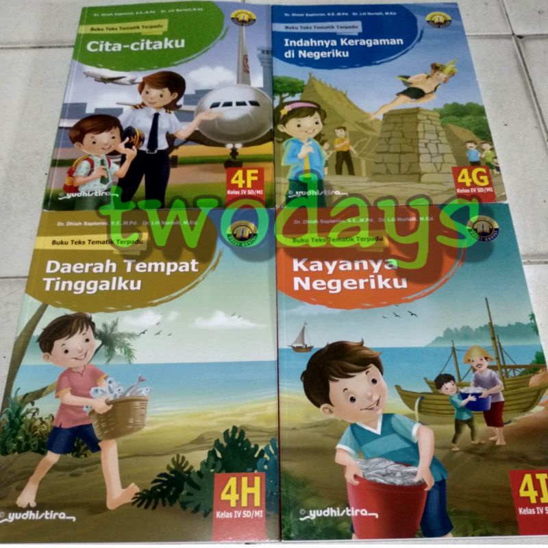 BUKU TEMATIK KELAS 4F 4G 4H 4I YUDHISTIRA