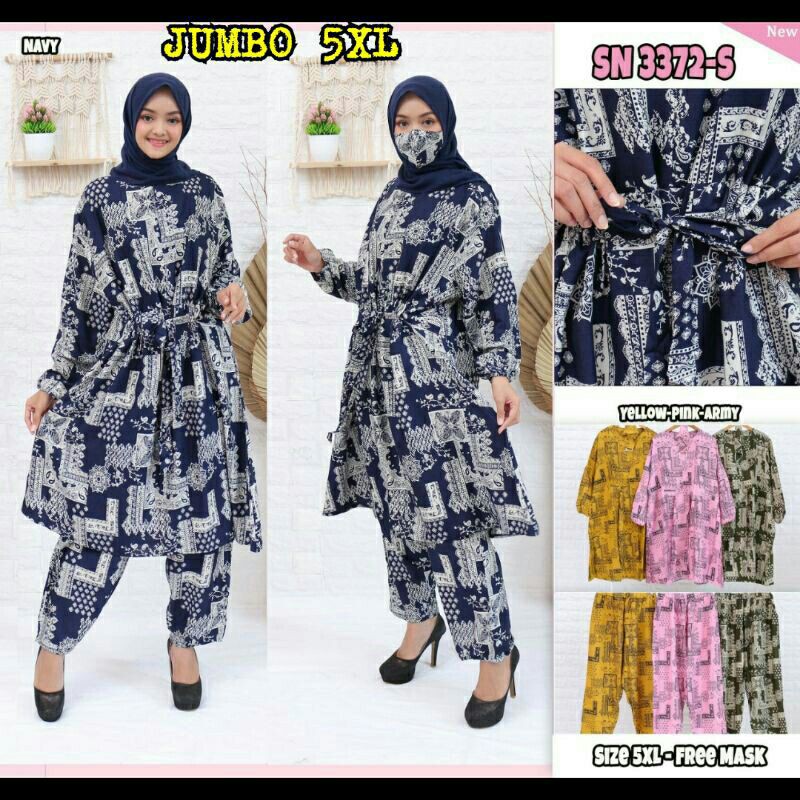 Setelan Celana Jumbo Ld 130 1set Baju Hamil Jumbo Bigsize Baju Kerja Ibu Hamil Celana Bumil Shopee Indonesia