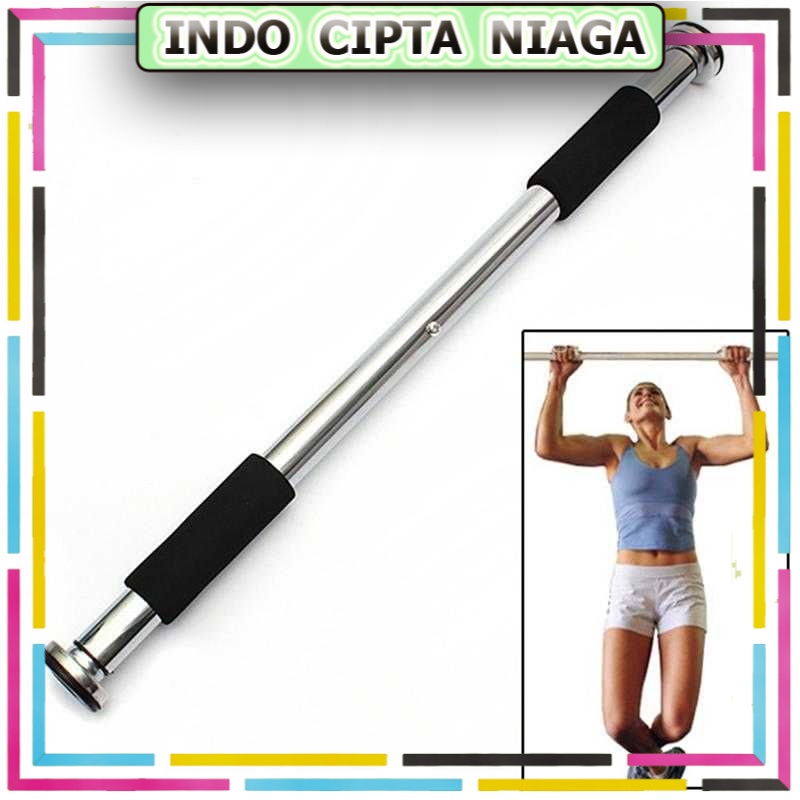 TaffSPORT Tiang Latihan Pull Up Pintu Solid Grip 62-100cm - HW139501