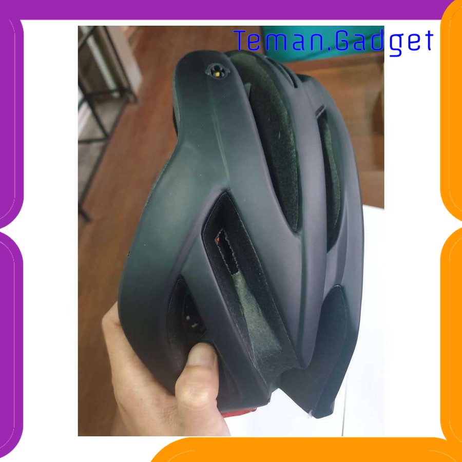 TG-IB515 TaffSPORT Helm Sepeda Cycling Helmet EPS Foam PVC Shell LED - XK07