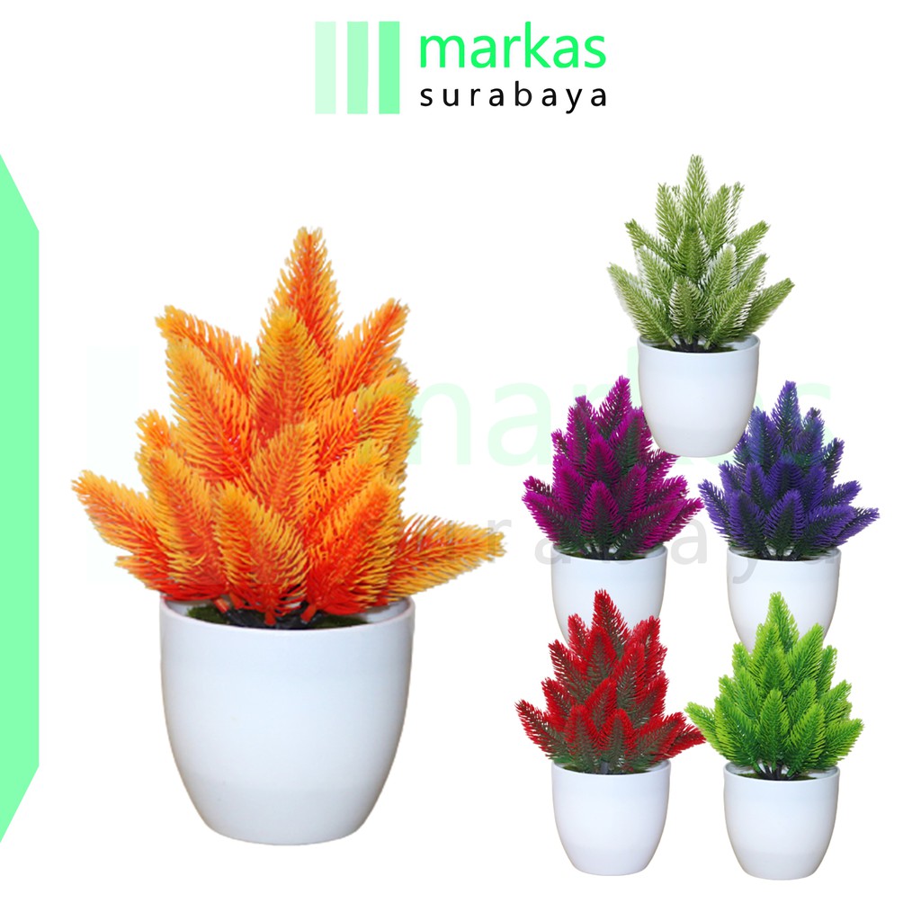 MARKAS PT44 Pot Tanaman Pohon Cemara Bunga Hias Mini MARKAS PT44 Pot Tanaman Pohon Cemara Bunga Hias Mini