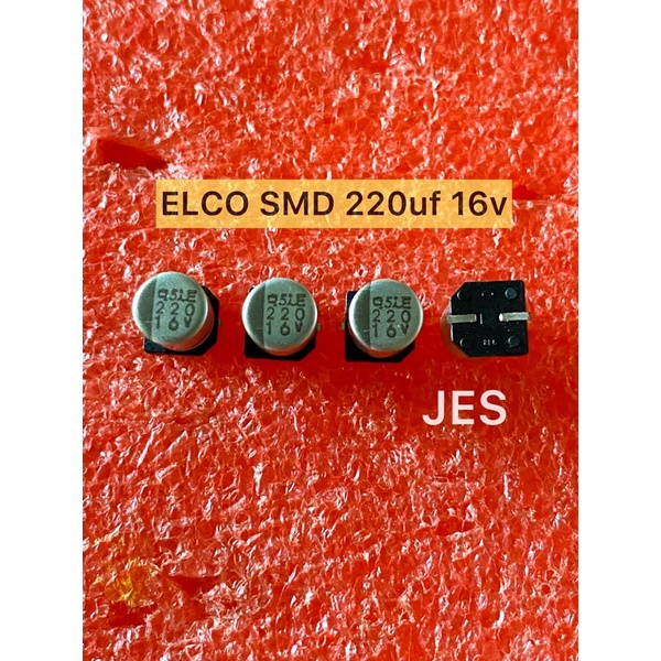 elco smd 220uf 16v 220 uf