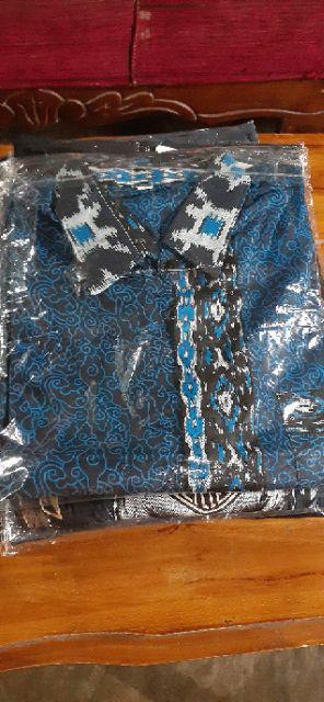 Maron Batik Hrb026 Kenongo Kemeja Tosca Pendek Pekalongan Padi M L Xl Sogan Tulis Halus Kemeja Batik