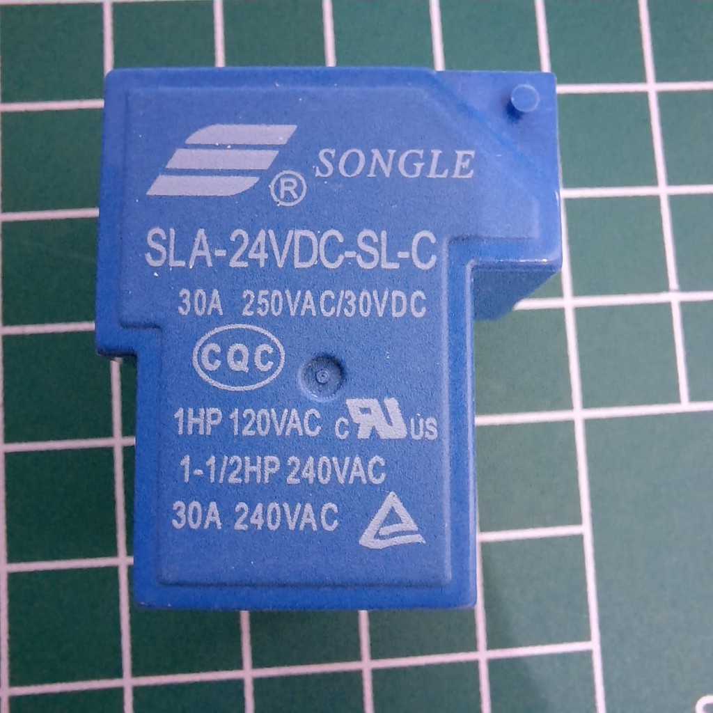 [REL-9003] RELAY KODOK 30A 24V SLA-24VCD-SL-C SONGLE RELAY 6 KAKI