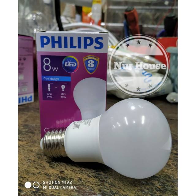 lampu led philips led 8 watt