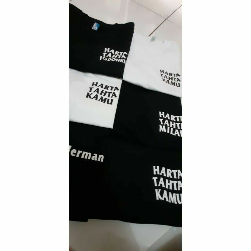 

Baju Harta Tahta Custom Nama Free Stiker Hologram