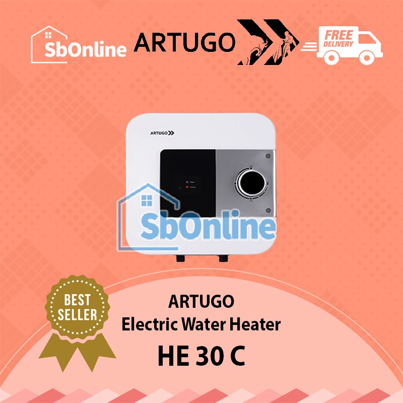 ARTUGO Electric Water Heater Mechanical Control 30 Liter - HE 30 C