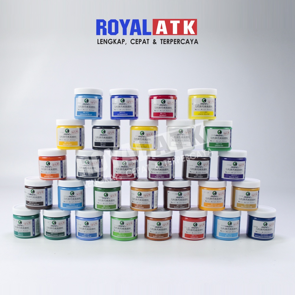 Maries Acrylic Paint / Cat Akrilik Maries 100ml