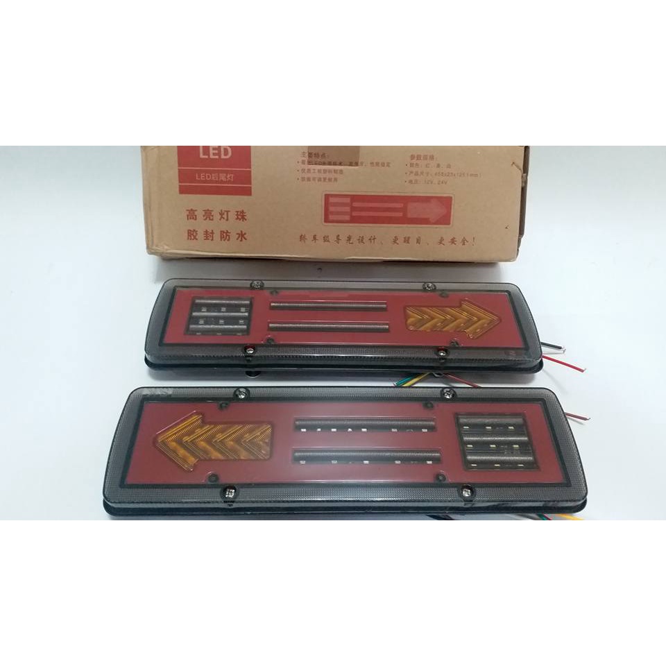 Lampu Variasi LED Stop Lamp Stoplamp Sein Running Mobil Pickup L300 Futura Truck Truk 12 - 24 Volt