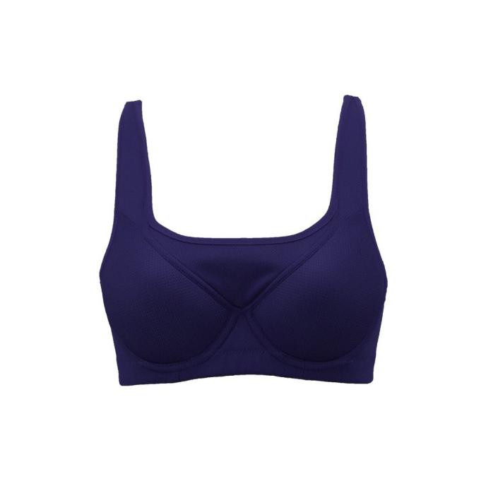Jual Wacoal Luludi Sport Bra Lb 61002 - Blue Ko, B75 / 34B Terlaris
