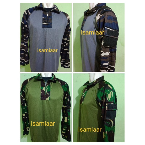 BAJU KAOS TACTICAL LENGAN PJG LORENG TNI/ KRI