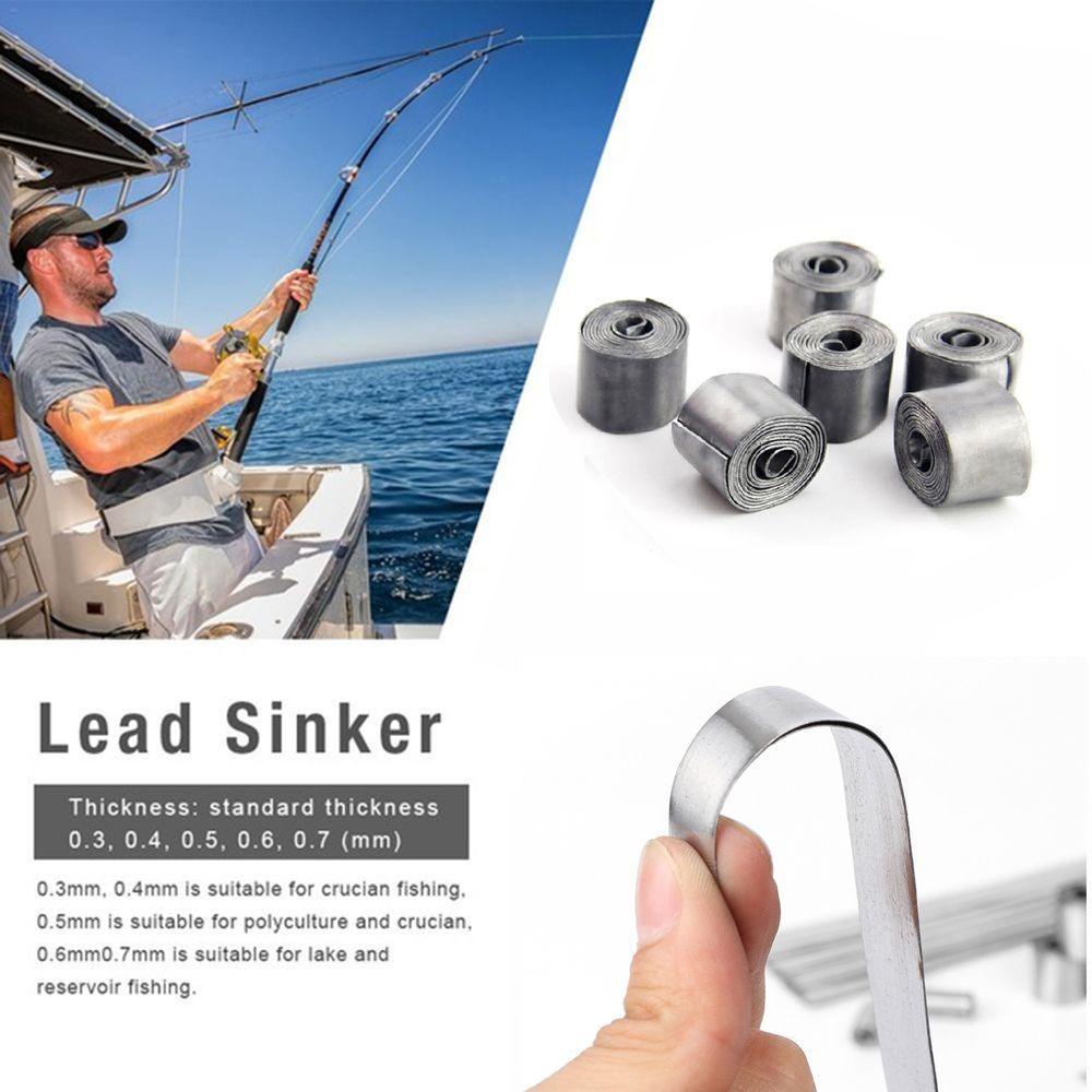 Lanfy Lead Sheet Strip Soft Fishing Tackle Aksesoris Pancing Timah Gulung