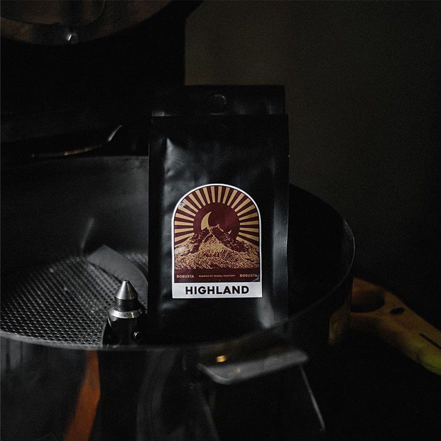 

KOPI FINE ROBUSTA HIGHLAND | BIJI / BUBUK KEMASAN 200 GRAM DARK ROAST