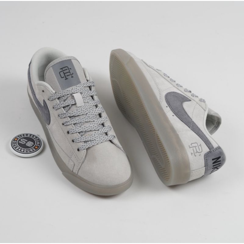 Nike Blazer Sb Low Raigning Champ 2.0 Grey Suede