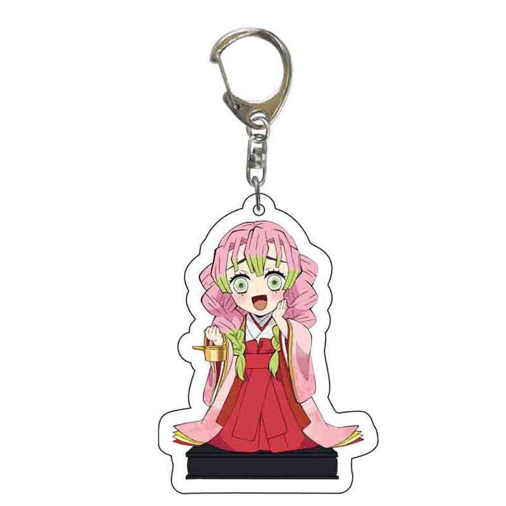 Lanfy Demon Slayer Gantungan Kunci Nezuko Zenitsu Model Patung Kimetsu No Yaiba Inosuke Kyoujurou Key Ring