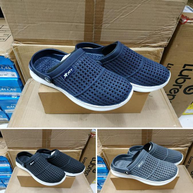 READY SEPATU SENDAL KARET PRO ATT SELOP CEWE COWO BAKPAO - HITAM, 39