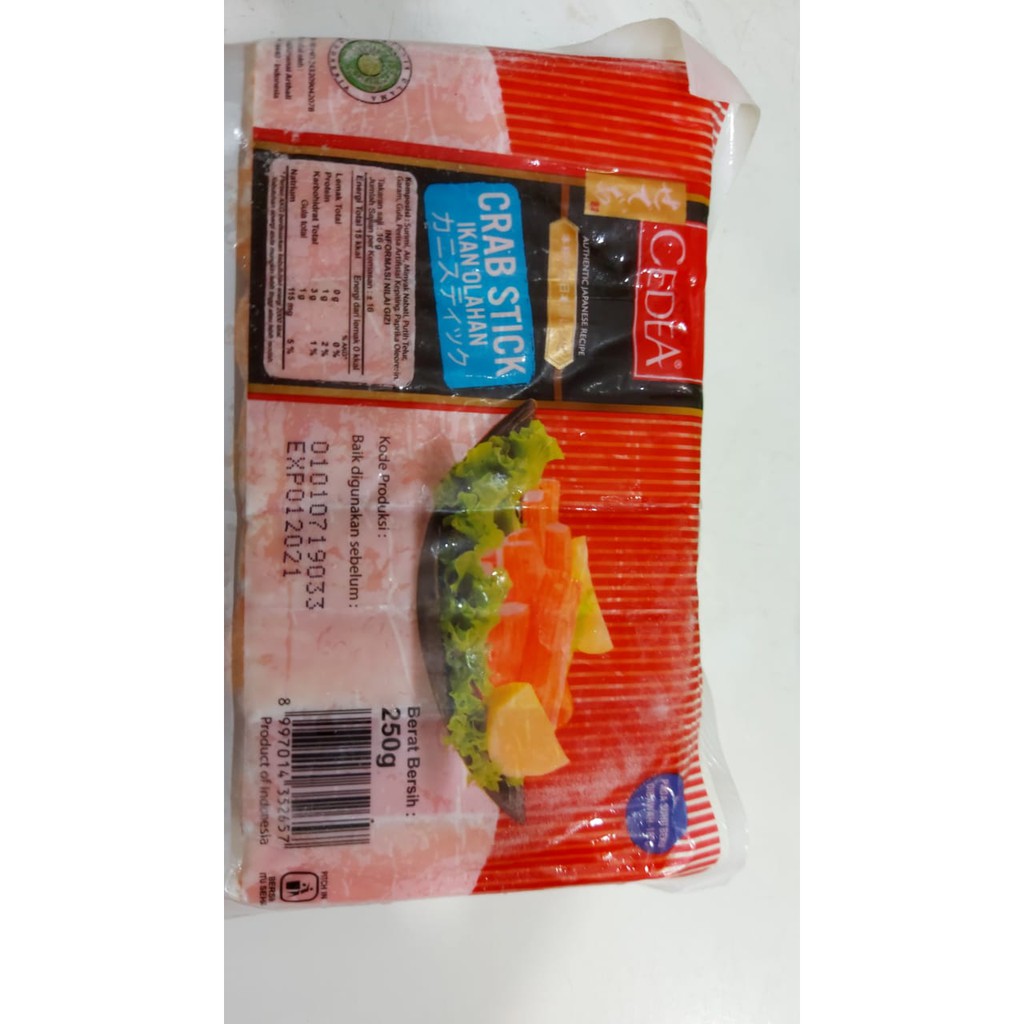 Crab Stick isi 16Pcs/Pack 250 gram